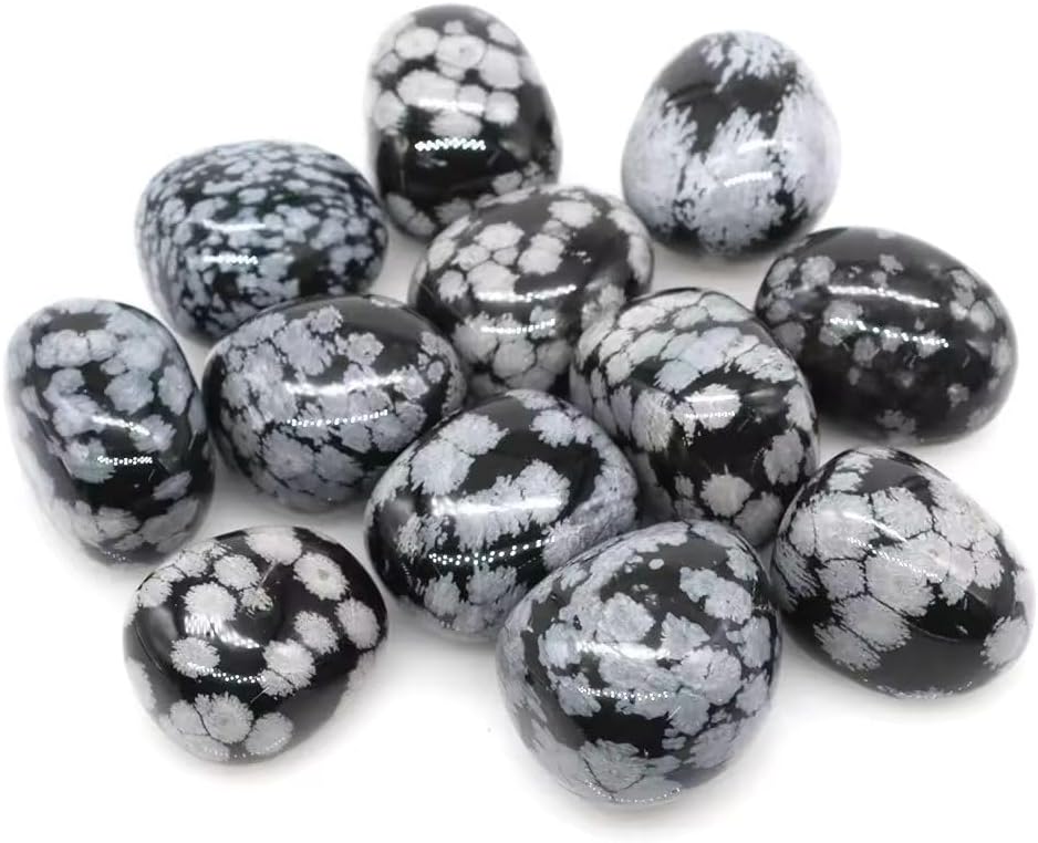Ocean Blue Obsidian Tumbled Stones | Natural Mineral Specimens | Feng Shui & Decorative Home Accent, Aquarium & Garden Use