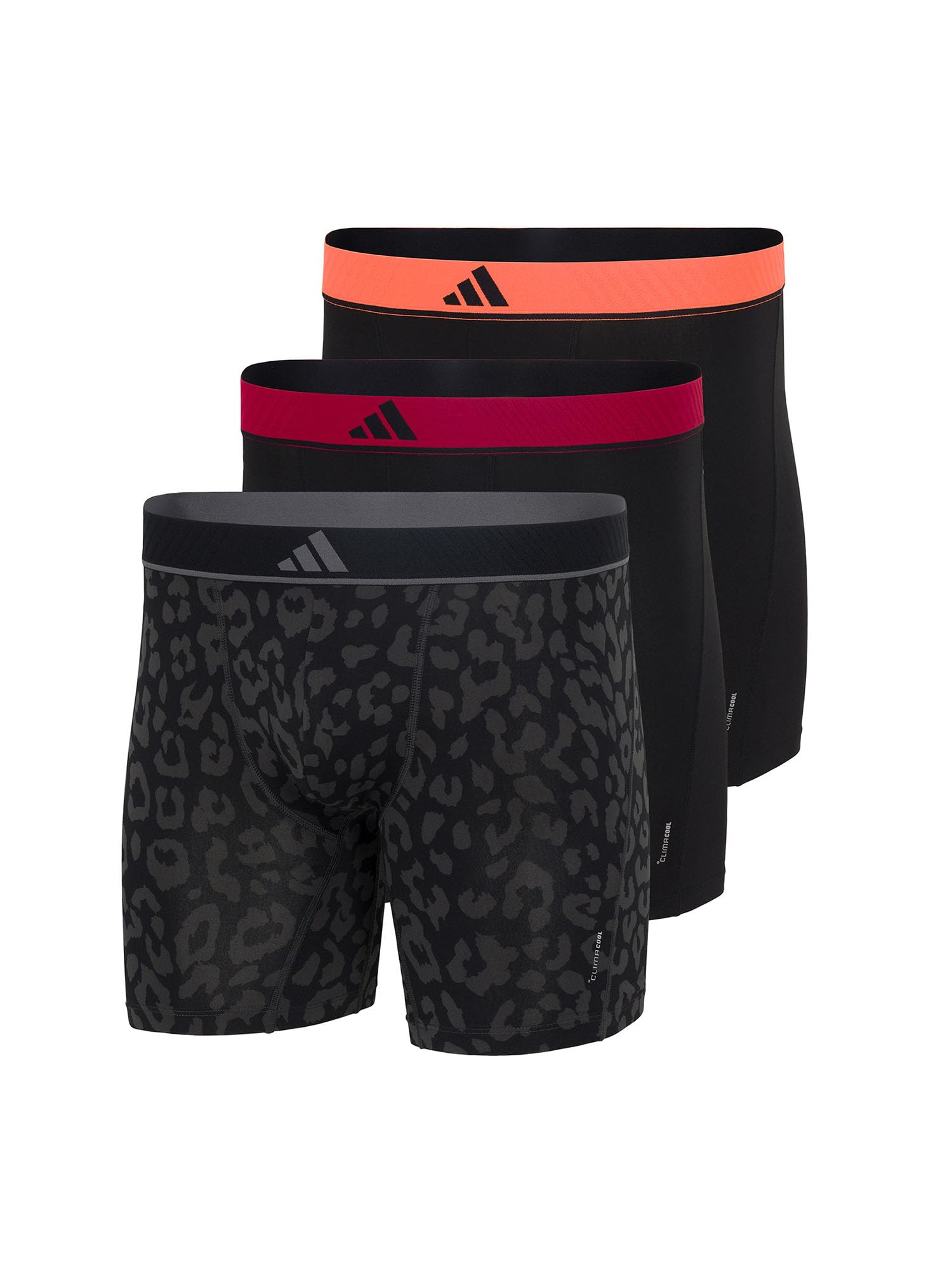 adidas Boxer Brief (3PK) - Active Micro Flex Eco - Comfortable Underwear, Assorted 2, L