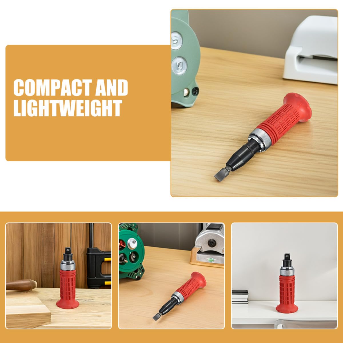 Cabilock Kit de Destornilladores de Manual Acero Inoxidable Ergonómico Resistente para Reparación y Profesional y Bricolaje
