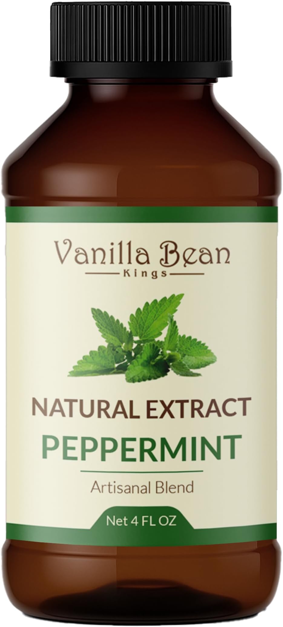 Pure Spearmint Extract for Baking and Flavoring - 4 OZ - Premium Quality Natural Flavors for Baked Goods, Desserts, & Cooking