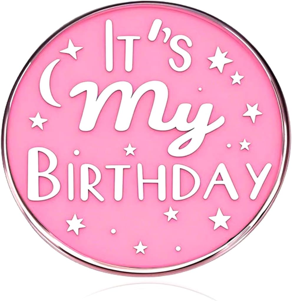Birthday Brooch Pins for Women Birthday Queen Pin, It's My Birthday Pin Shiny Bling Rhinestone Lapel Pin Brooches Gift for Birthday Party Supplies Decoration