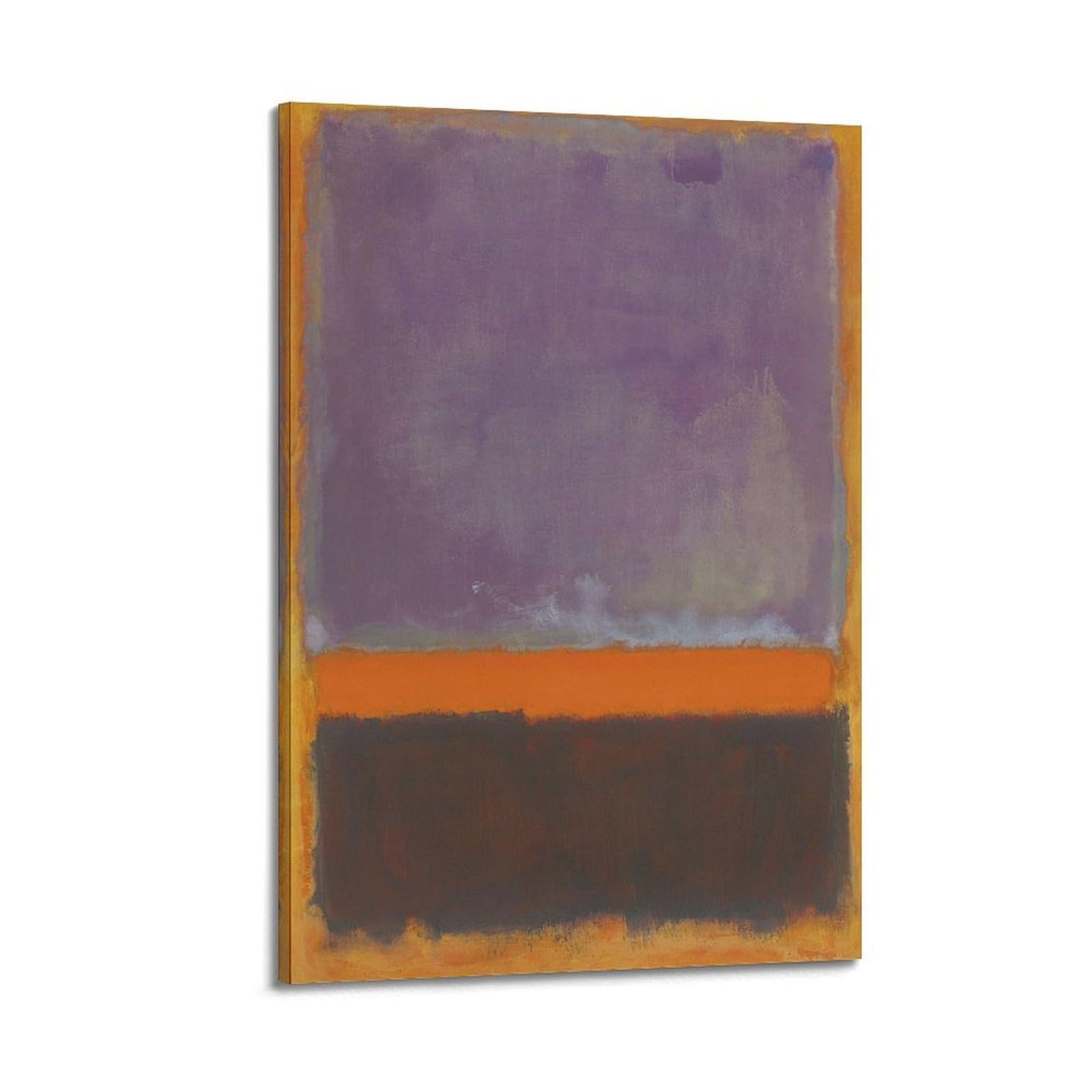 YMXSDIMDS Untitled 107 by Mark Rothko Painting Poster Canvas Room Aesthetic Wall Art Prints Home Modern Decor 12x18inch(30x45cm)