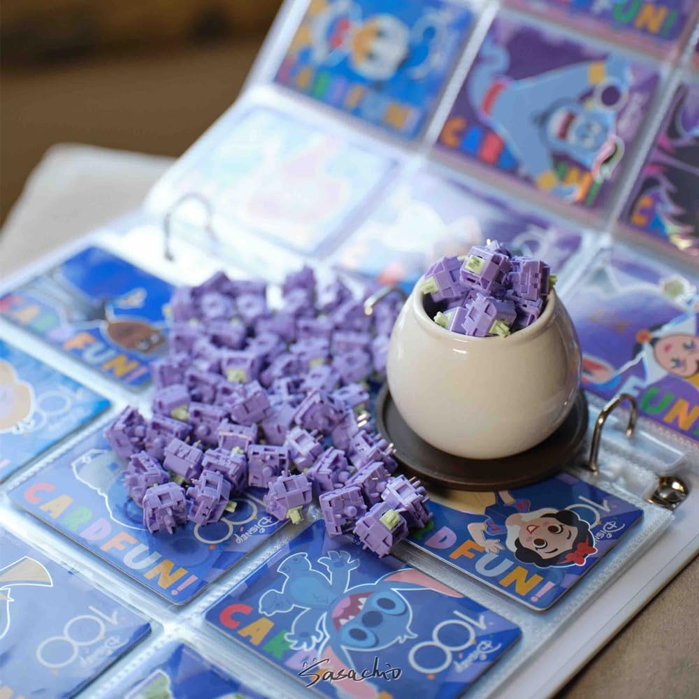 Sillyworks Hyacinth V2 Switch, 5-pinowy liniowy przełącznik wstępnego smarowania do niestandardowej klawiatury mechanicznej (kolor: Lubowany fabrycznie, rozmiar: 90 szt.)