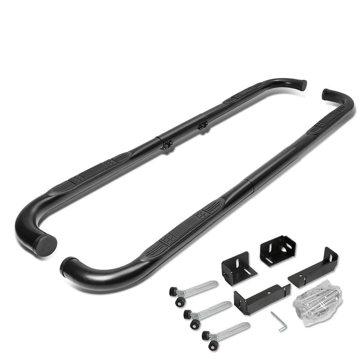 DNA Motoring 3 inch black nerf bars