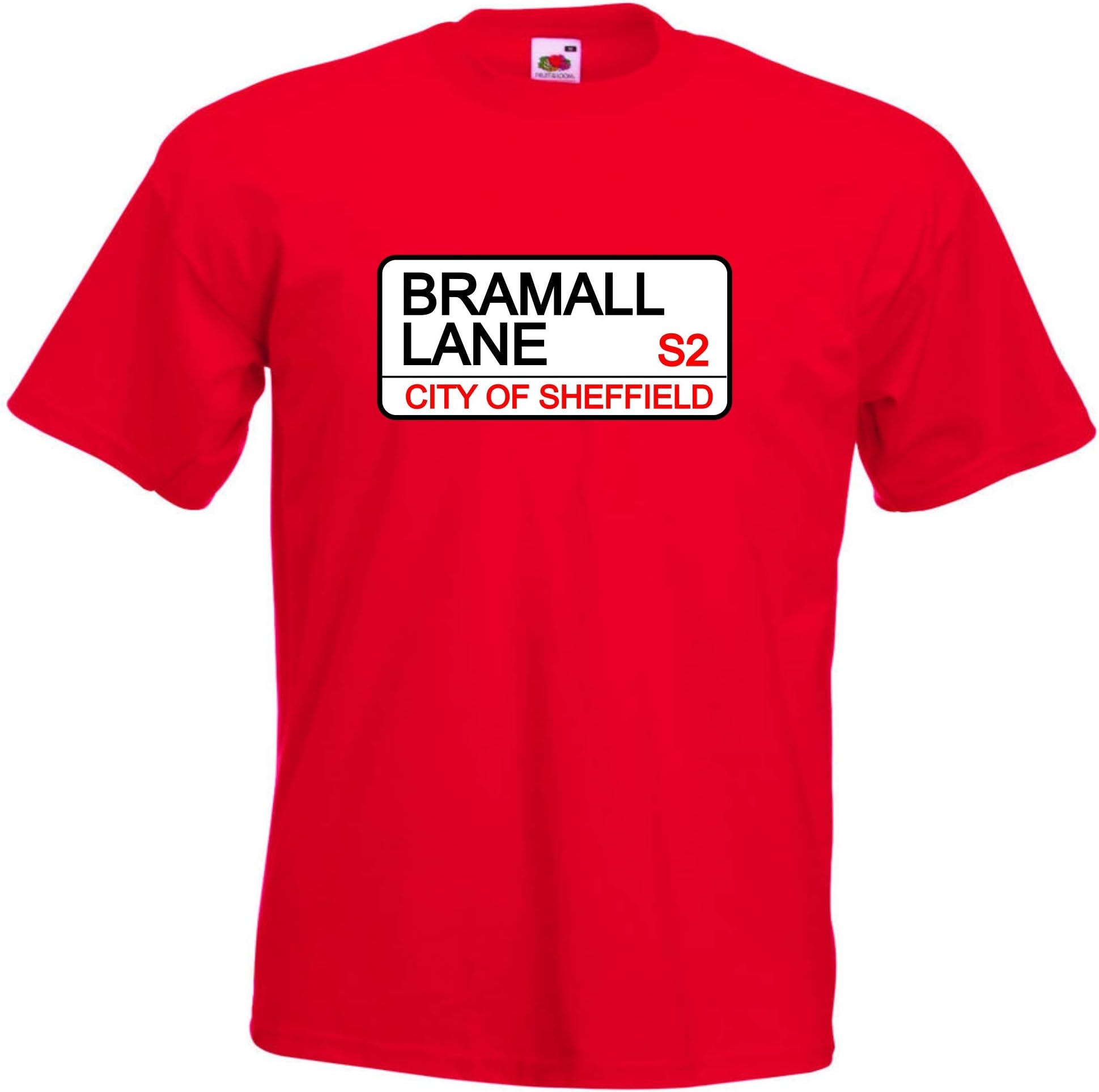Invicta Screen PrintersSheffield United Bramall Lane Street Sign Football Club Soccer T-Shirt