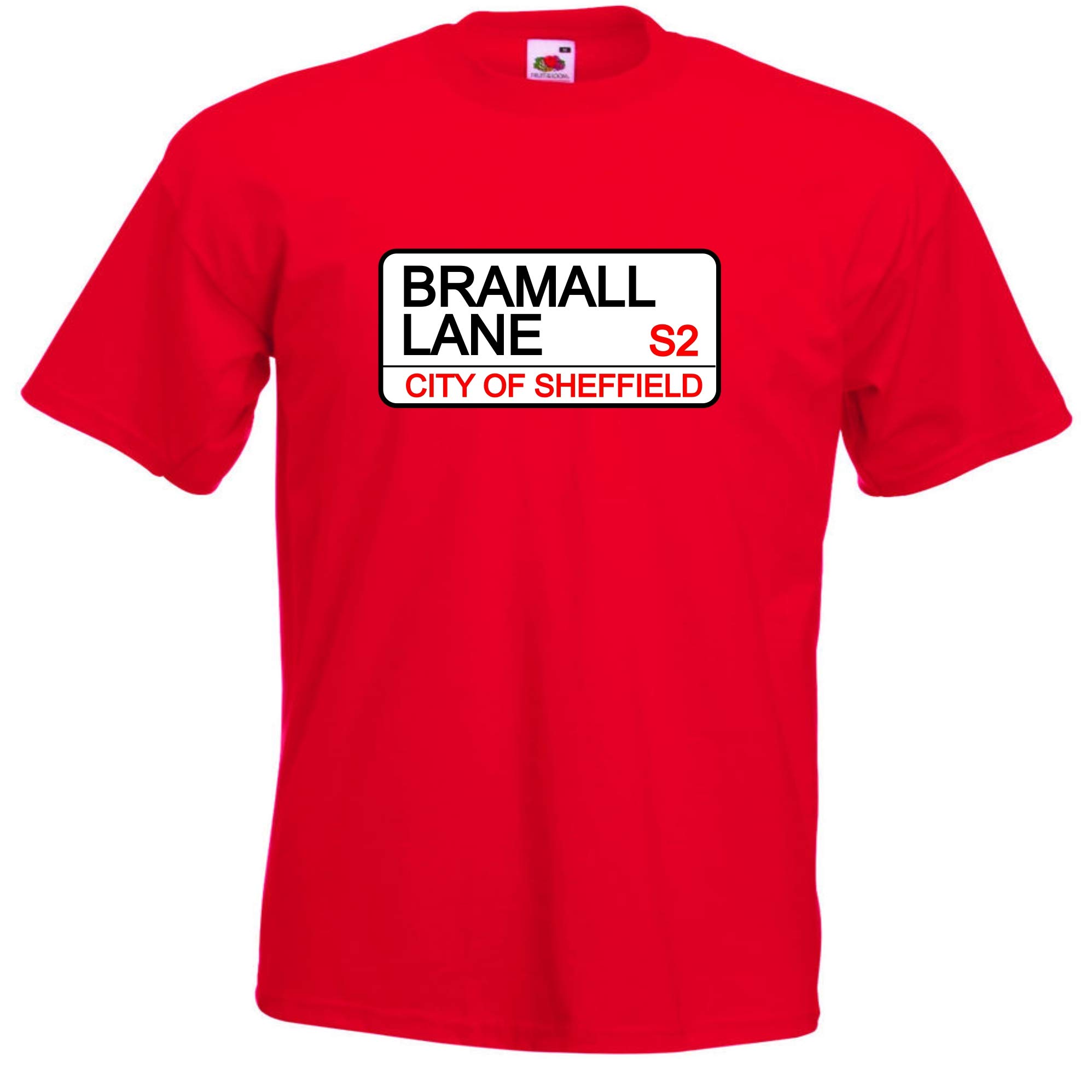 Invicta Screen PrintersSheffield United Bramall Lane Street Sign Football Club Soccer T-Shirt