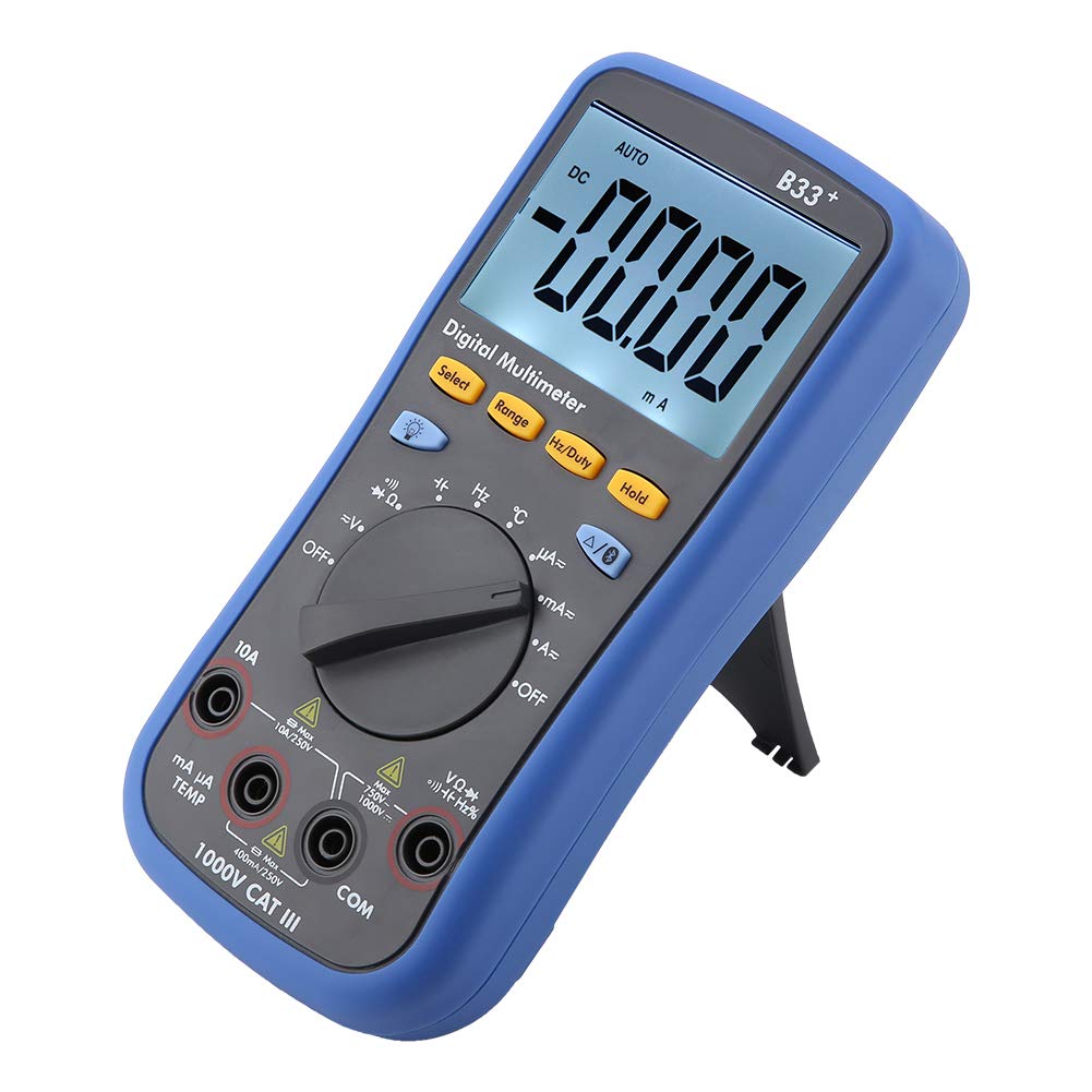 Fafeicy Multimètre Numérique B33+ 3999 Points True RMS Auto-Ranging avec