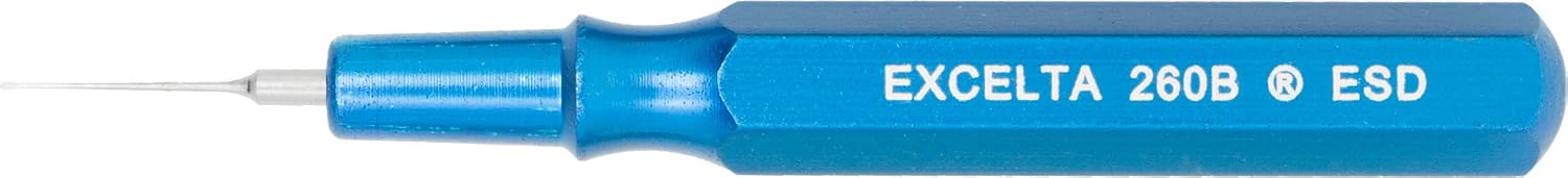 Excelta - 260A-ET - Spatula - Mini - Straight -Three Star - SS - Ergonomic, 0.25" Height, 0.25" Wide, 3" Length