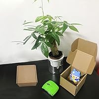 Vista 1 de Paquete de 25 cajas de envío de cartón corrugado marrón de 4 x 4 x 3 pulgadas, cajas de embalaje para pequeñas empresas, cajas para regalos