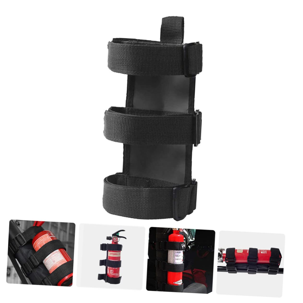 Cinghia Per Estintore Uonlytech - Fissaggio Auto O Casa, Nylon Rosso, 40 Cm - Foto 10