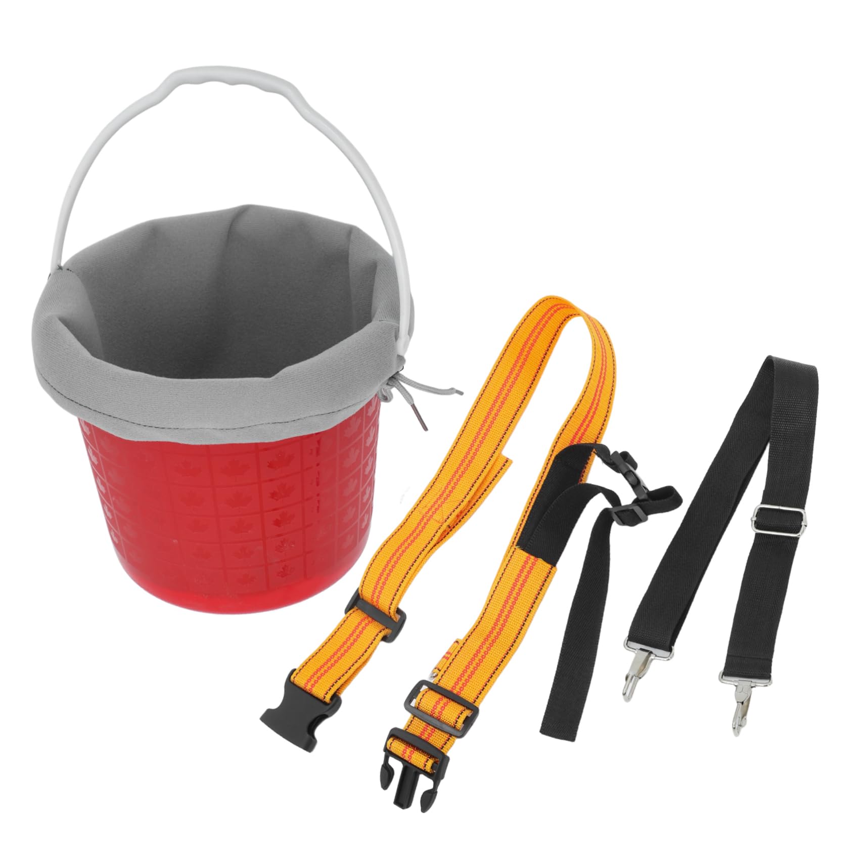Cestello Raccogli Frutta Portatile 1 Pz Marrone con Tracolla