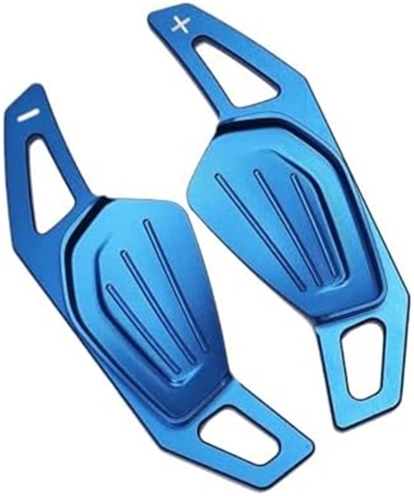 Mkvaxr Blue Car Gear Shift Paddle Car Shift Paddles, For Enyaq Iv Rs Vrs 2021 Steering Wheel Paddle Extend Shifters Sticker Gear Extender Shifter(Blue)