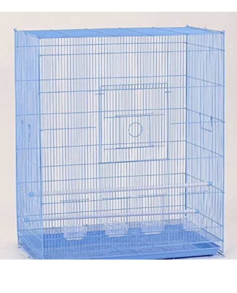CENTRAL FISH AQUARIUM Metal Bird Cage For Budgies,Finches,Love Birds,Cocktails,Conures,Cuttlefishboneholder,Cuttlefishbone,Box,4Cups,2 Perch Sticks (Colors May Vary) Dimension :L-76 Xw -46 Xh- 90 Cms (B09QJY7BQG) Amazon Price History, Amazon Price Tracker
