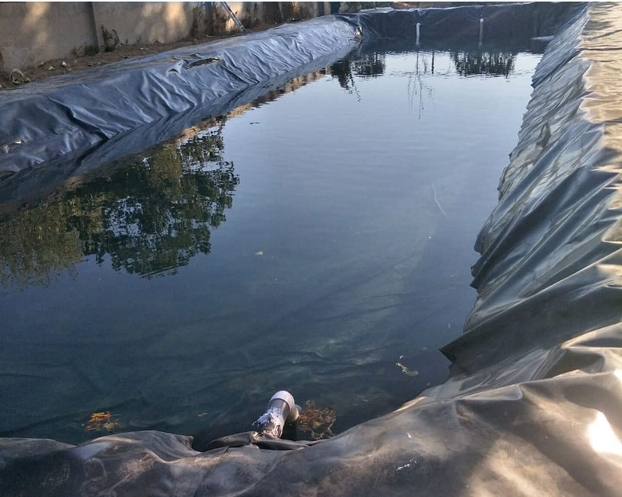 Rivestimento per laghetto di alta qualità per stagni Koi all'aperto, pellicola resistente per bordi da giardino, resistente per anatre e paesaggi acquatici, rivestimento protettivo impermeabile.