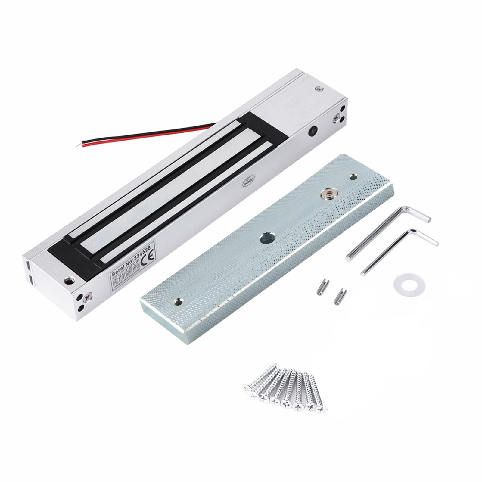 Cryfokt Elektrisches Magnetisches Türschloss, 280 Kg, Starke Kraft, Diebstahlsicherung, Schrankschloss für Aktenschrank, Schublade, Einkaufsschrank, Sicheres Metallmaterial