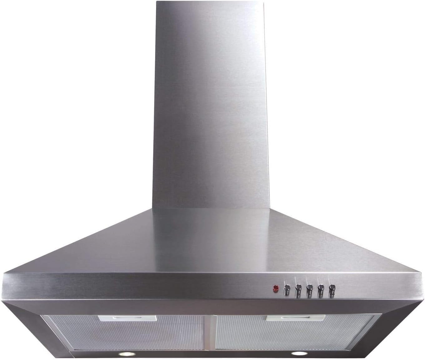CDA ECH61SS 60cm Stainless Steel Chimney Cooker Hood Kitchen Extractor Fan