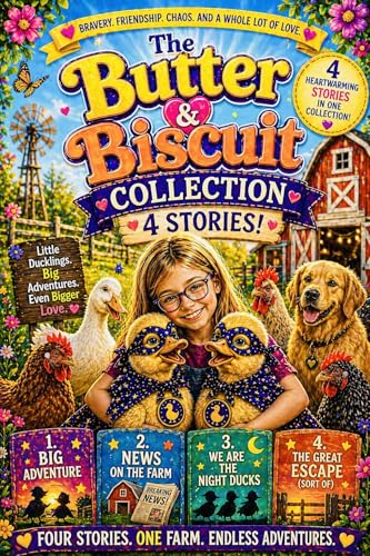 The Butter & Biscuit Collection: 4 Heartwarming Farm Adventure Stories About Friendship, Bravery, and Love (Butter & Biscuit Adventures) (English Edition)
