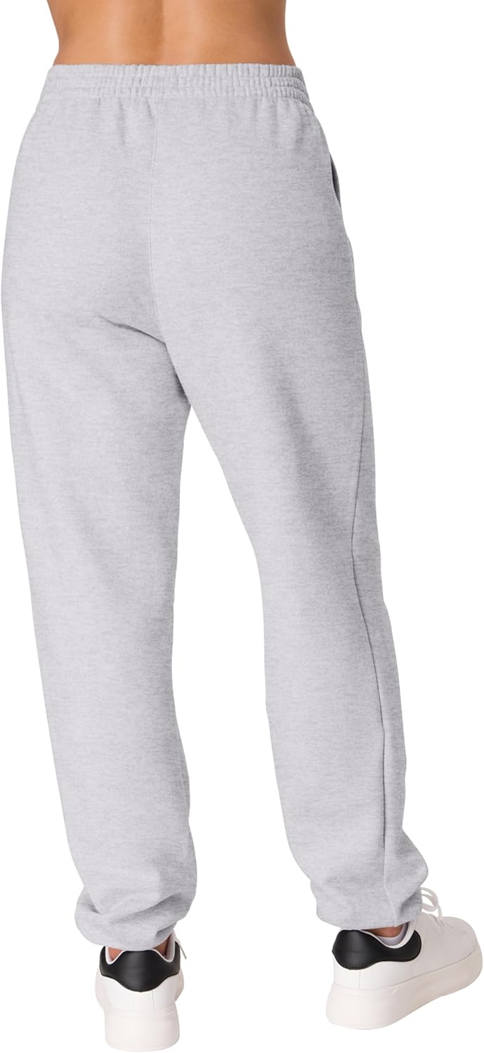 Hanes Womens Originals Midweight Fleece Joggers, Sweatpants with Pockets, Place Flowers, 30", Plus - Image 4