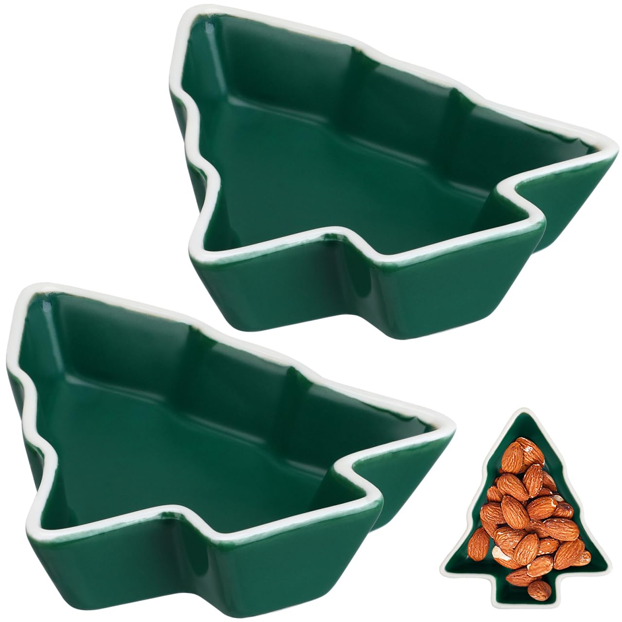 Plats à sauce de Noël en porcelaine, le cadeau de table idéal à offrir