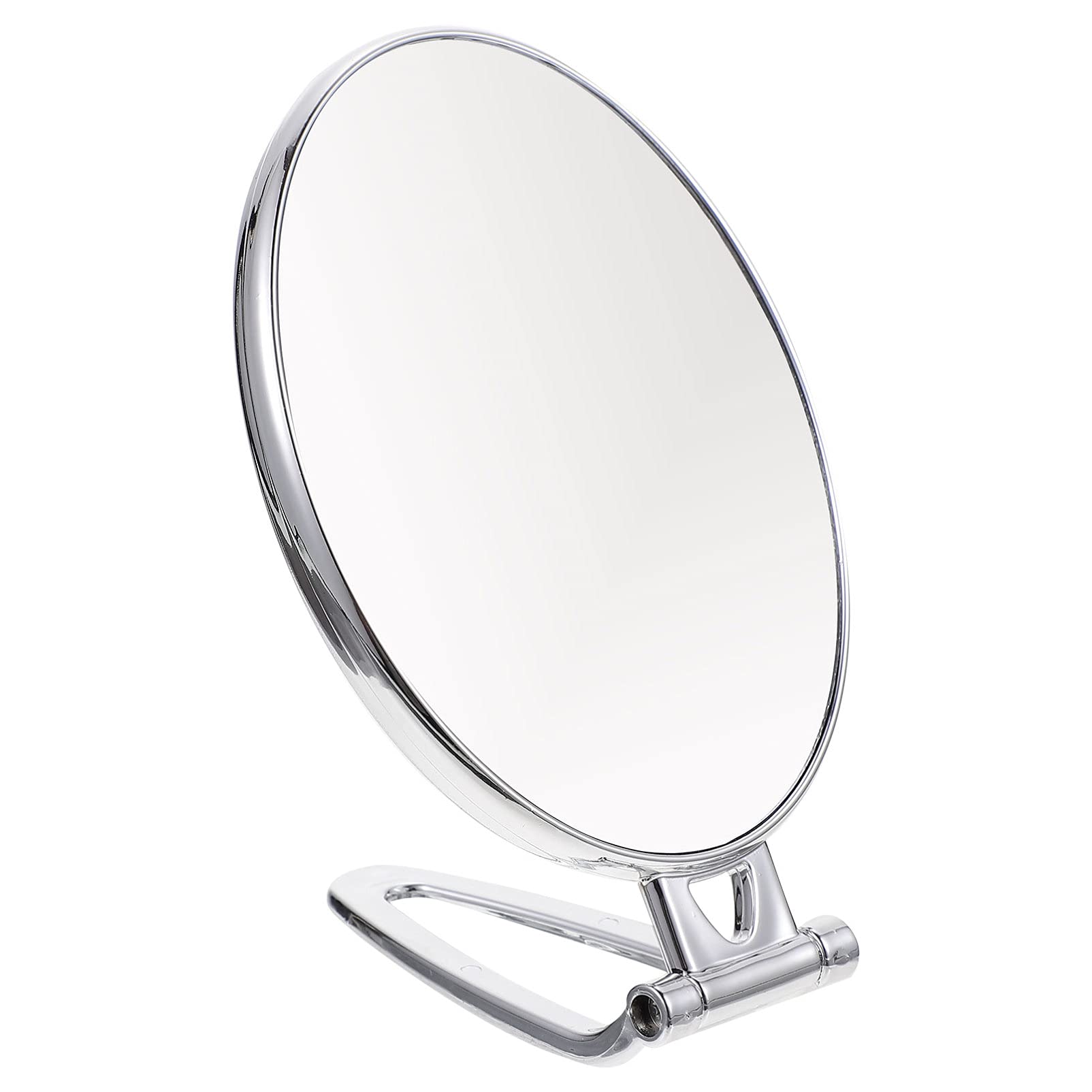 OUNONA Handheld Double Sided Makeup Mirror Magnifying Vanity Mirror with Swivel Design for Easy Viewing Chic High Definition Tabletop Mirror for Daily Makeup