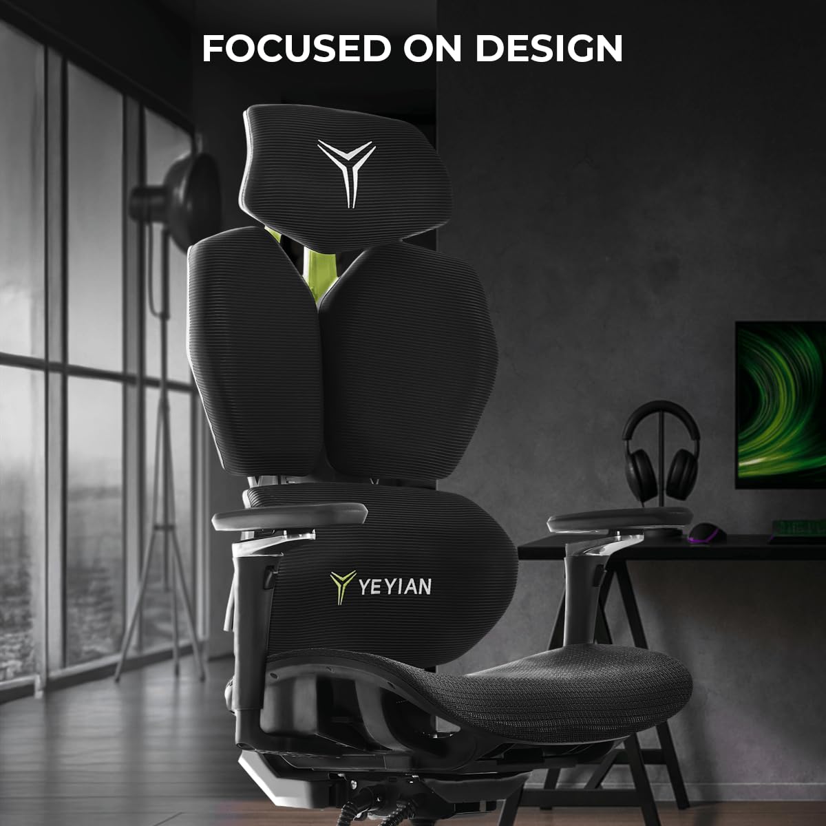 Silla Gaming Ergonómica Proact GM1 Reclinable 90°-135°| Respaldo, Reposabrazos y Altura Ajustables | Ruedas Silenciosas PU 360° | Material Aluminio 370mm | Soporta 150kg | Ideal Trabajo y Videojuegos