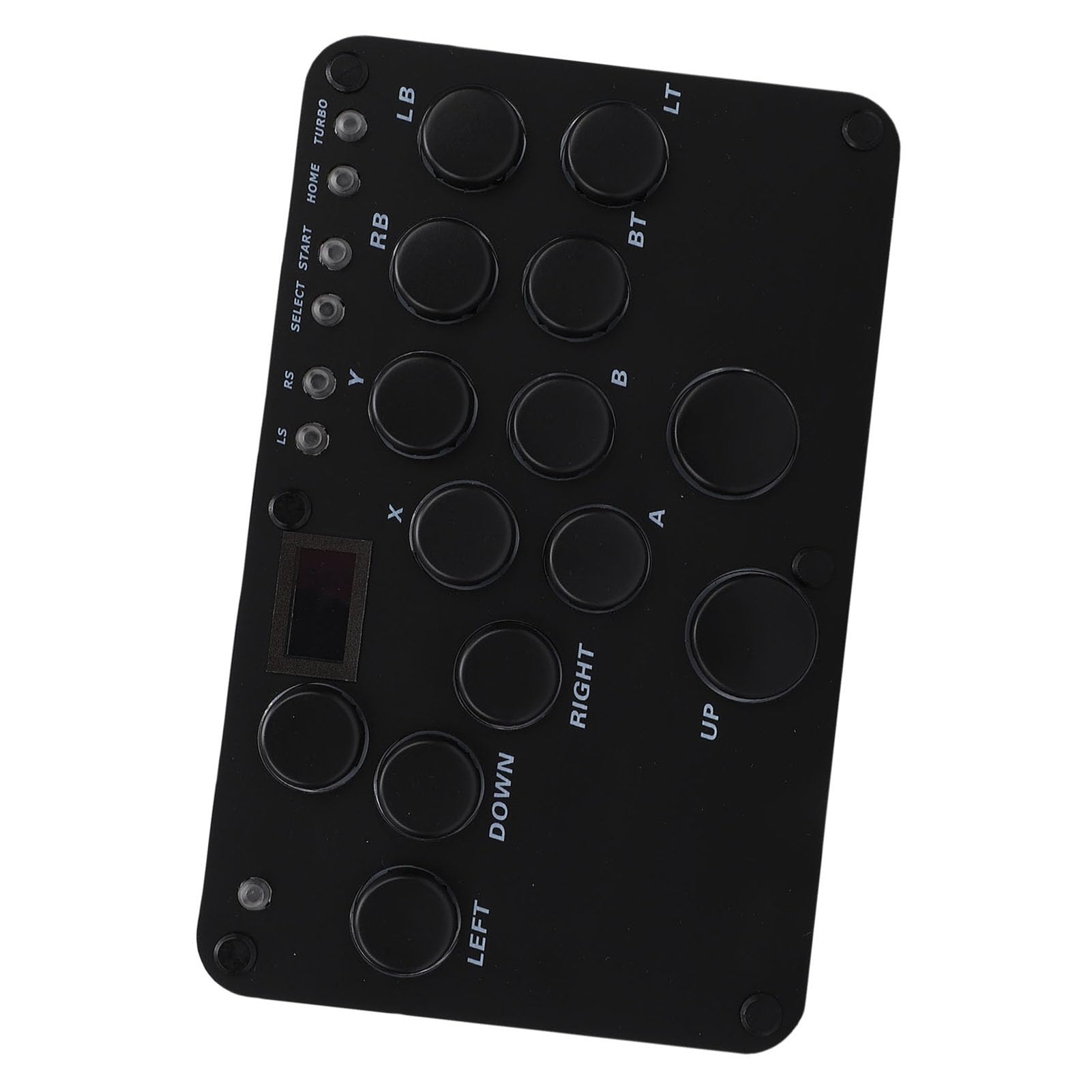 Zunate Wszystkie Przyciski Fight Stick z możliwością Wymiany Podczas Pracy i Oświetleniem RGB dla Graczy na Komputerach PC i Konsolach Akrylowa czerń