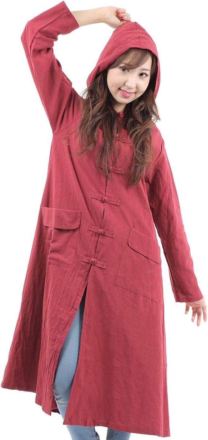 Amazon Co Jp Nuvole Bianche 綿麻コートワンピース レディース 羽織もの 春服 スプリングコート 服 ファッション小物