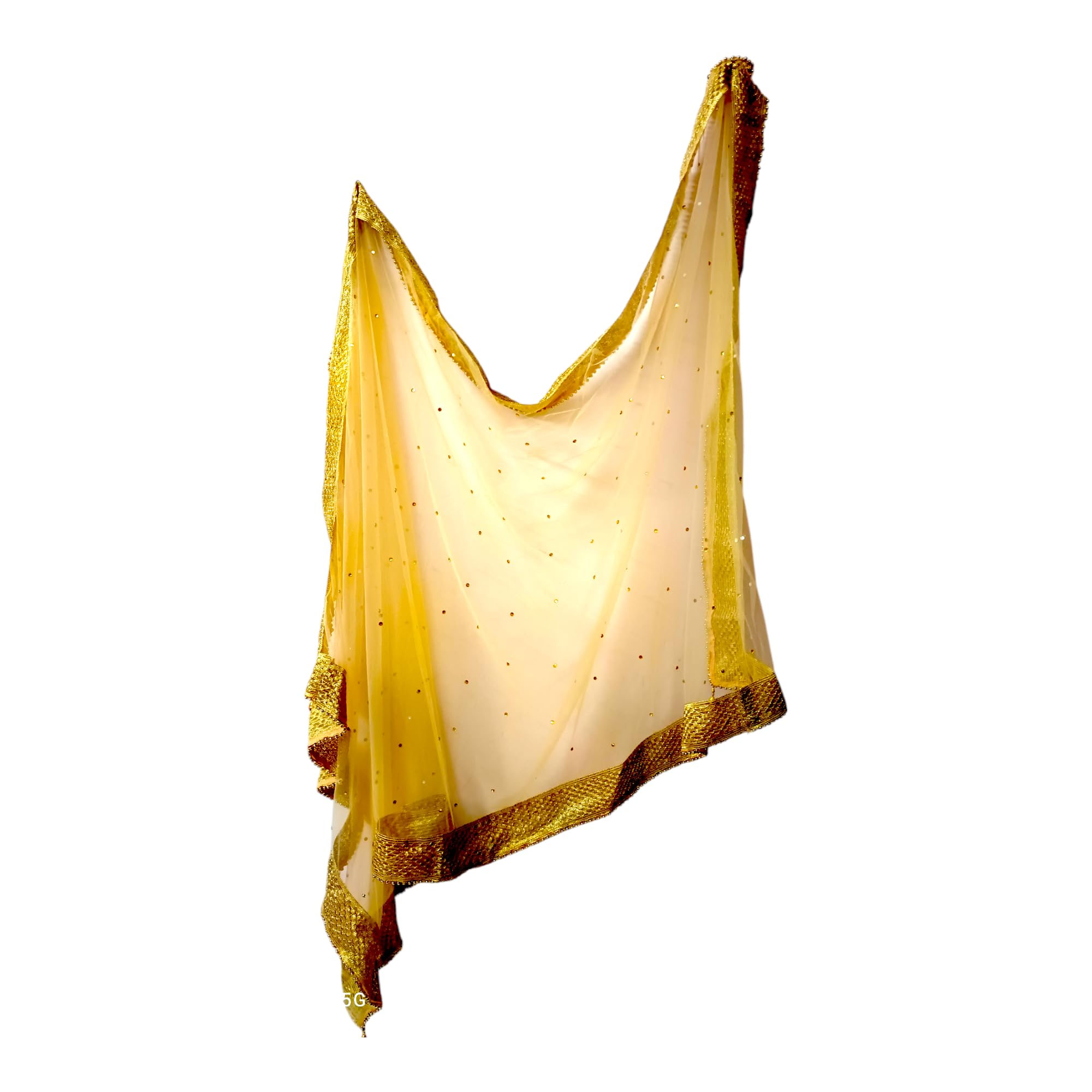 Net Lehanga Chunni Stone work Bridel Wedding Heavy Border Embroidery With 4side Moti Lace Dupatta For Women and Girls Size 2.25m pack of 1pcs-image-37