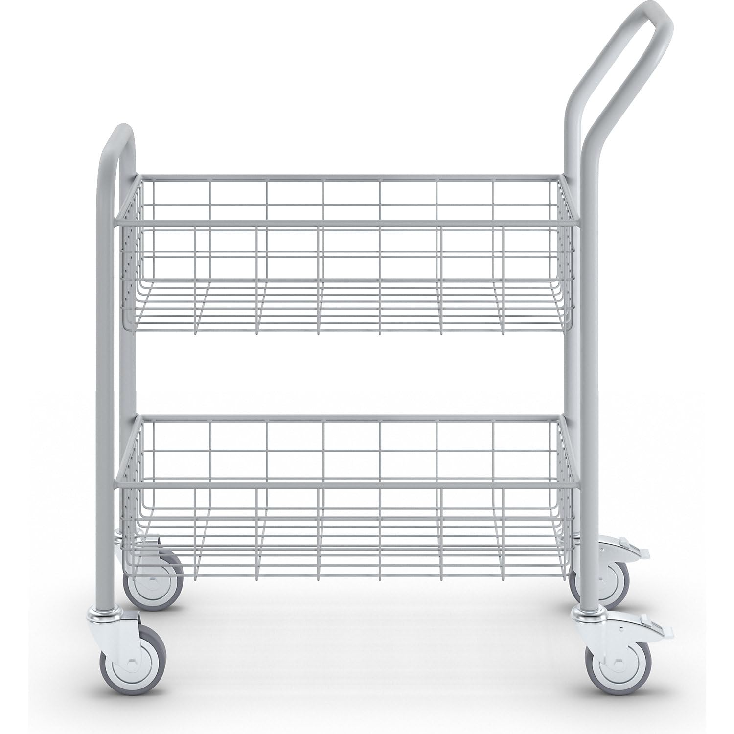 eurokraft | Postverteilwagen | 2 Ladeflächen | Tragfähigkeit 200 kg