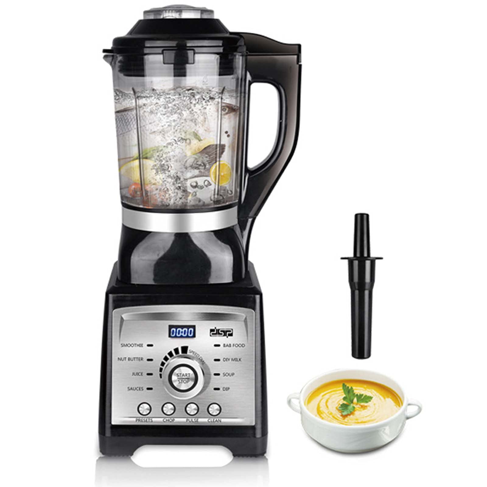 LKJHG 1400W Countertop Blender Smoothie Maker, with 61.7Oz Tritan Pitcher And 8 Adustable Speeds, Blenders for Kitchen ​For Shakes, Crushing Ice And Frozen Fruits