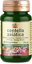Obire | Centella Asiatica Complex | 60 Tablets | 400 mg | with Horse Chestnut, Red Vine and Ginkgo Biloba | Related to Circulation and Fluid Retention | Dry Extract