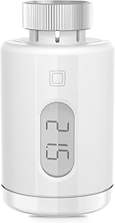 Homematic IP Smart Home Heizkörperthermostat – Pure, digitaler Thermostat Heizung, Steuerung per App, Alexa, Google Assistant, einfache Installation, Energie sparen, 161046A0