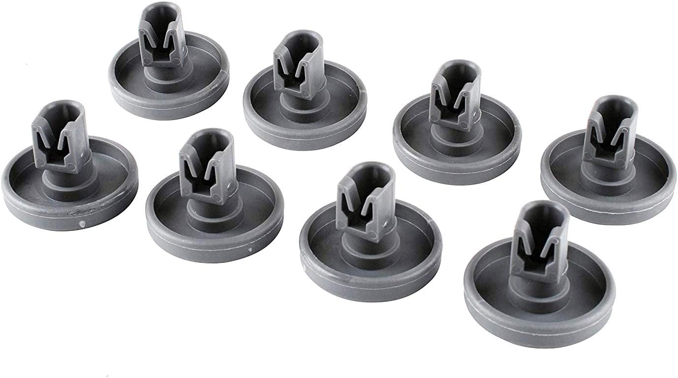 Poweka 50286965004 Dishwasher Lower Rack Wheel for Universal Dishwasher Replacement (for compatible with Electrolux, Zanussi, AEG, Favorit, Juno, Privileg, Fortschritt Quelle)