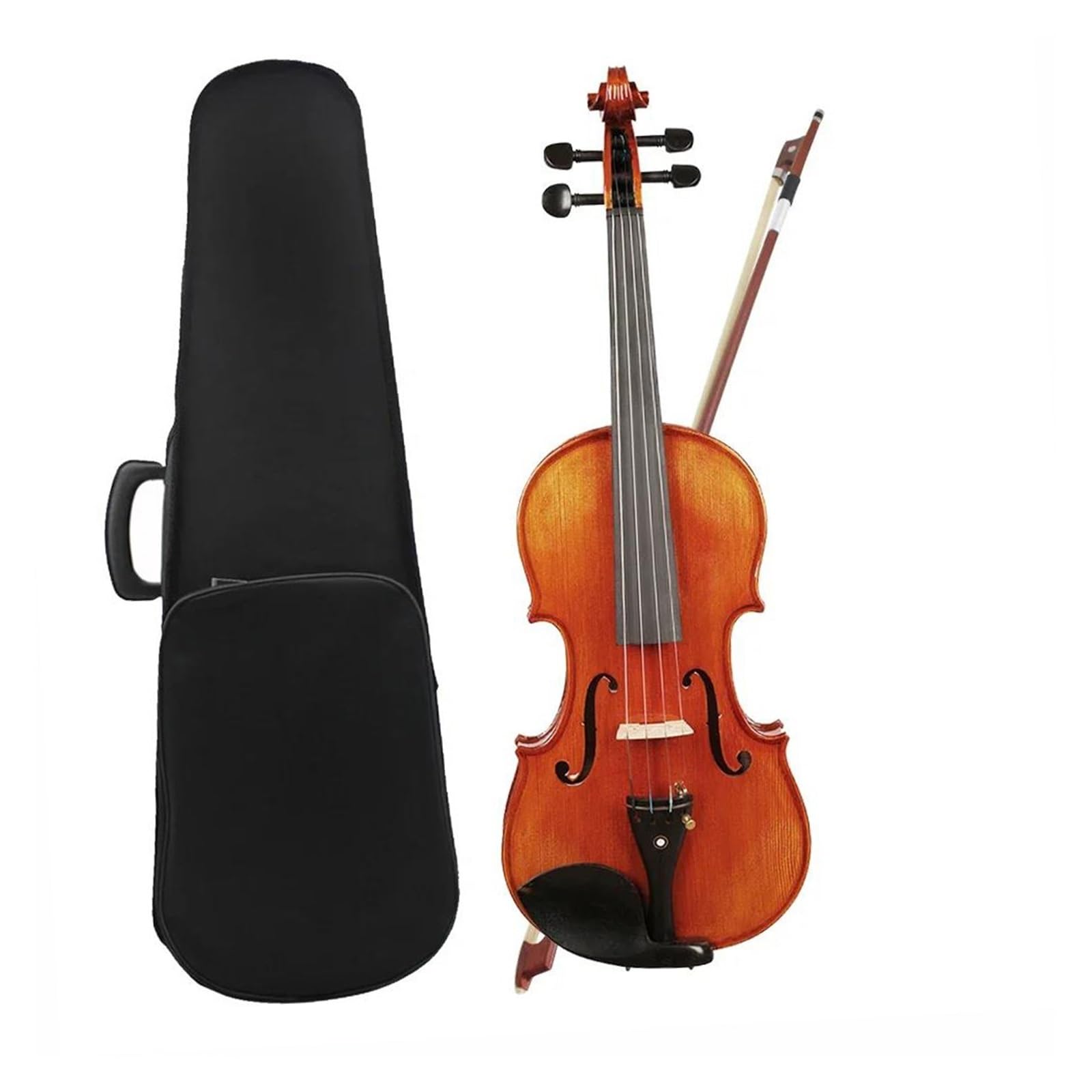 Violino adulto 4/4 pannello abete rosso colonna sonora originale con sintonizzatore e altri accessori (Set 2)