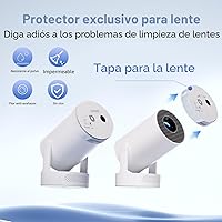 Vista 6 de Magcubic - Miniproyector 2025 4K compatible con WiFi 6 y Bluetooth 5.4, altavoz Soundbase de 5 W, portátil con corrección trapezoidal vertical