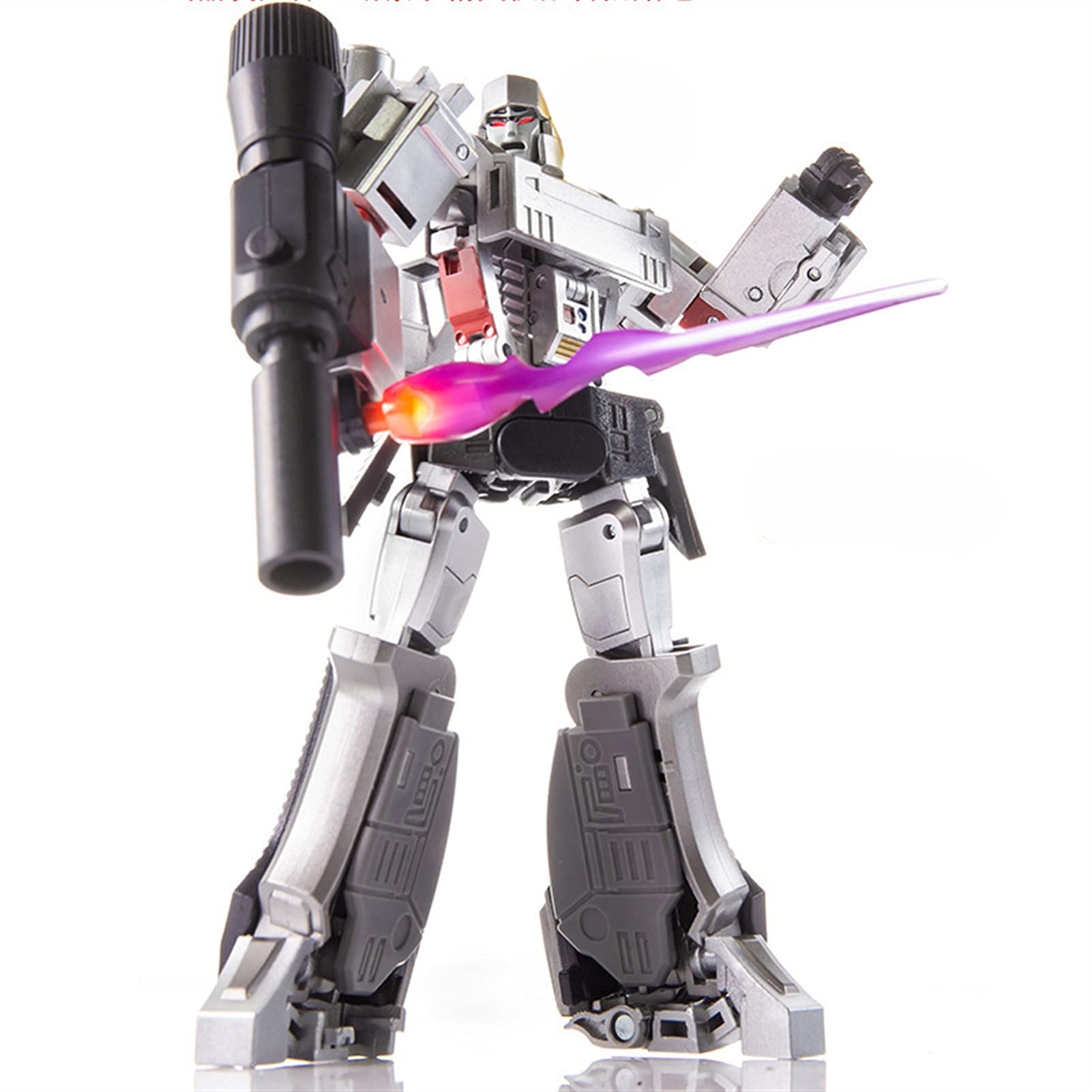 SUOTENG Transfórmers tóys, Transformation Mini OP Commander with Trailer Roller Flying Backpack Jinbao Action Figure Robot Deformed (Color : Megatron)