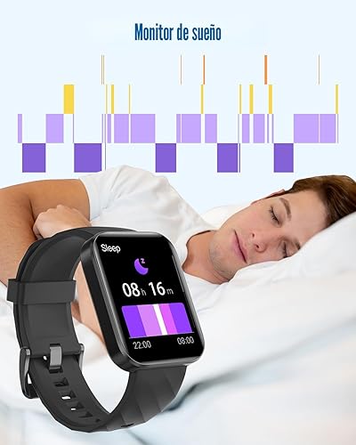 Miniatura 5 de RUIMEN Relojes inteligentes para hombres y mujeres (respuestahacer llamadas) compatibles con teléfonos iPhoneAndroid, pantalla HD de 1.85 pulgadas,