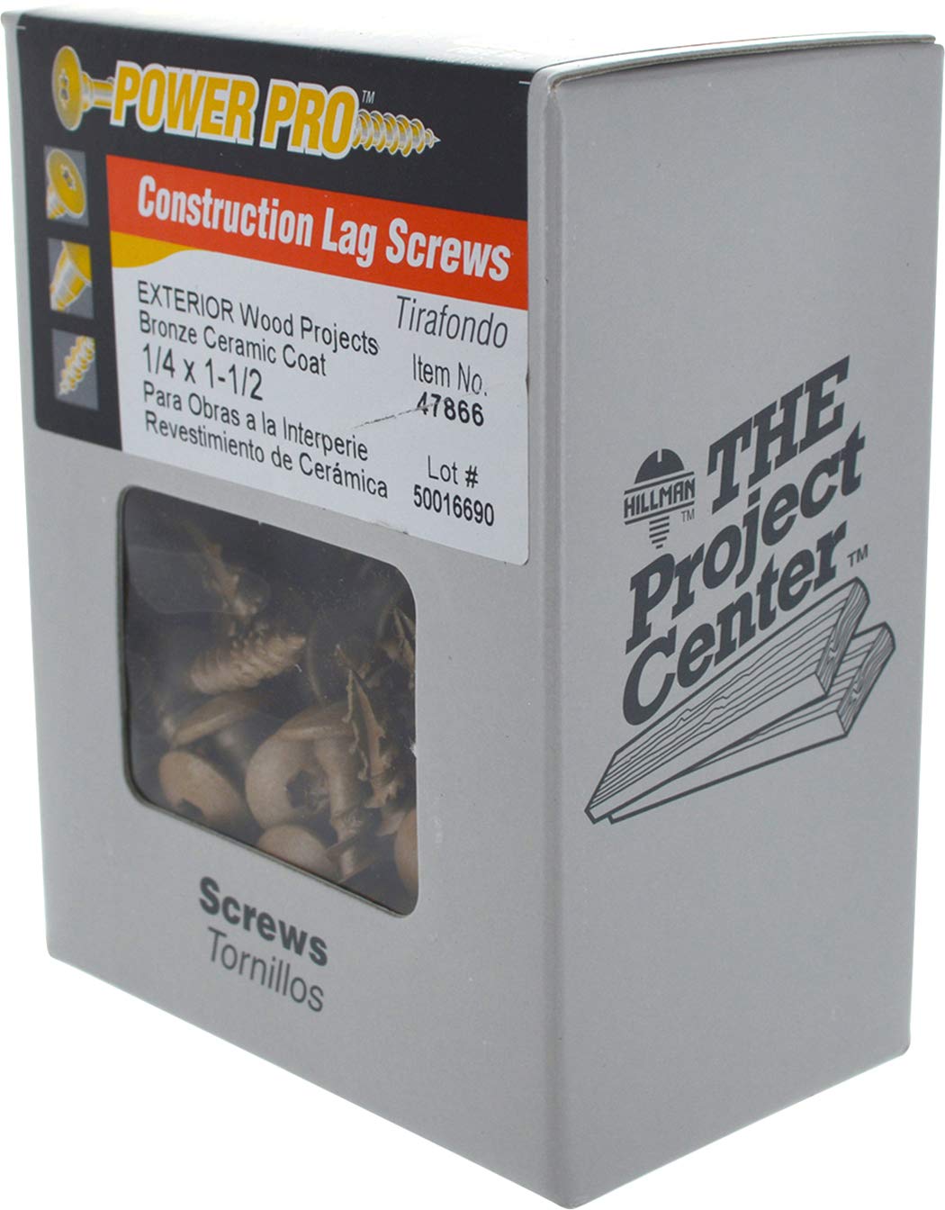 Power Pro Lag Screws - 75 Pack Bronze -6