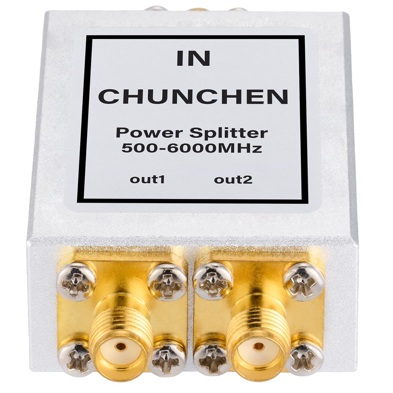 2 Vie 0.5-6GHz Splitter di Potenza 50 Ohm SMA Femmina Connettore Splitter di Segnale 500Mhz-6000Mhz Cavo Splitter di Segnale 1 Ingresso 2 Uscita per Cavo Antenna