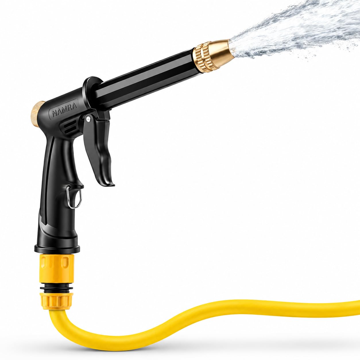 High Pressure Water Spray Gun – Adjustable Hose Pipe Nozzle with Trigger Lock for Car Wash, Garden Watering, Window & Pet Cleaning-image-8