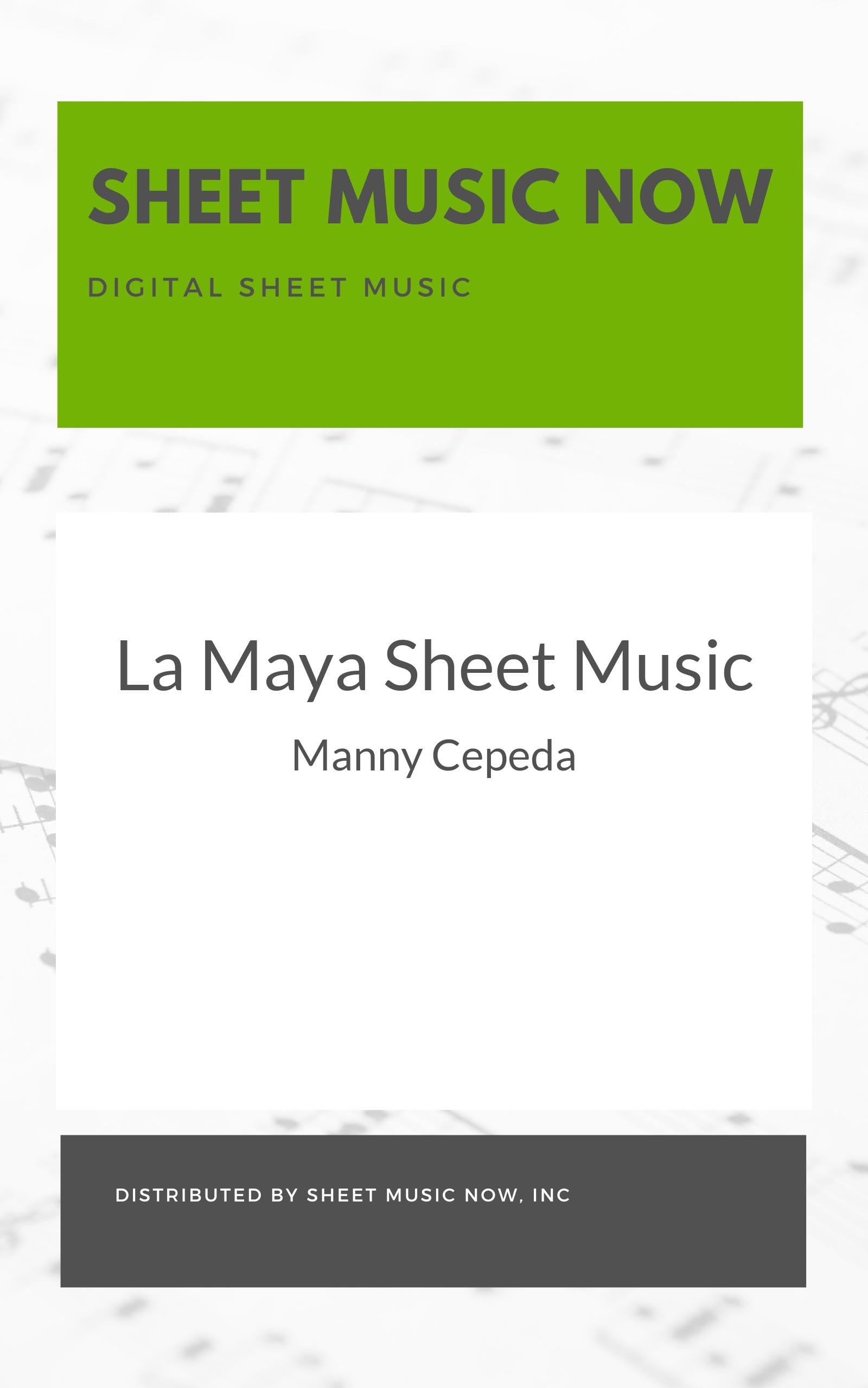 La Maya Sheet Music (English Edition)
