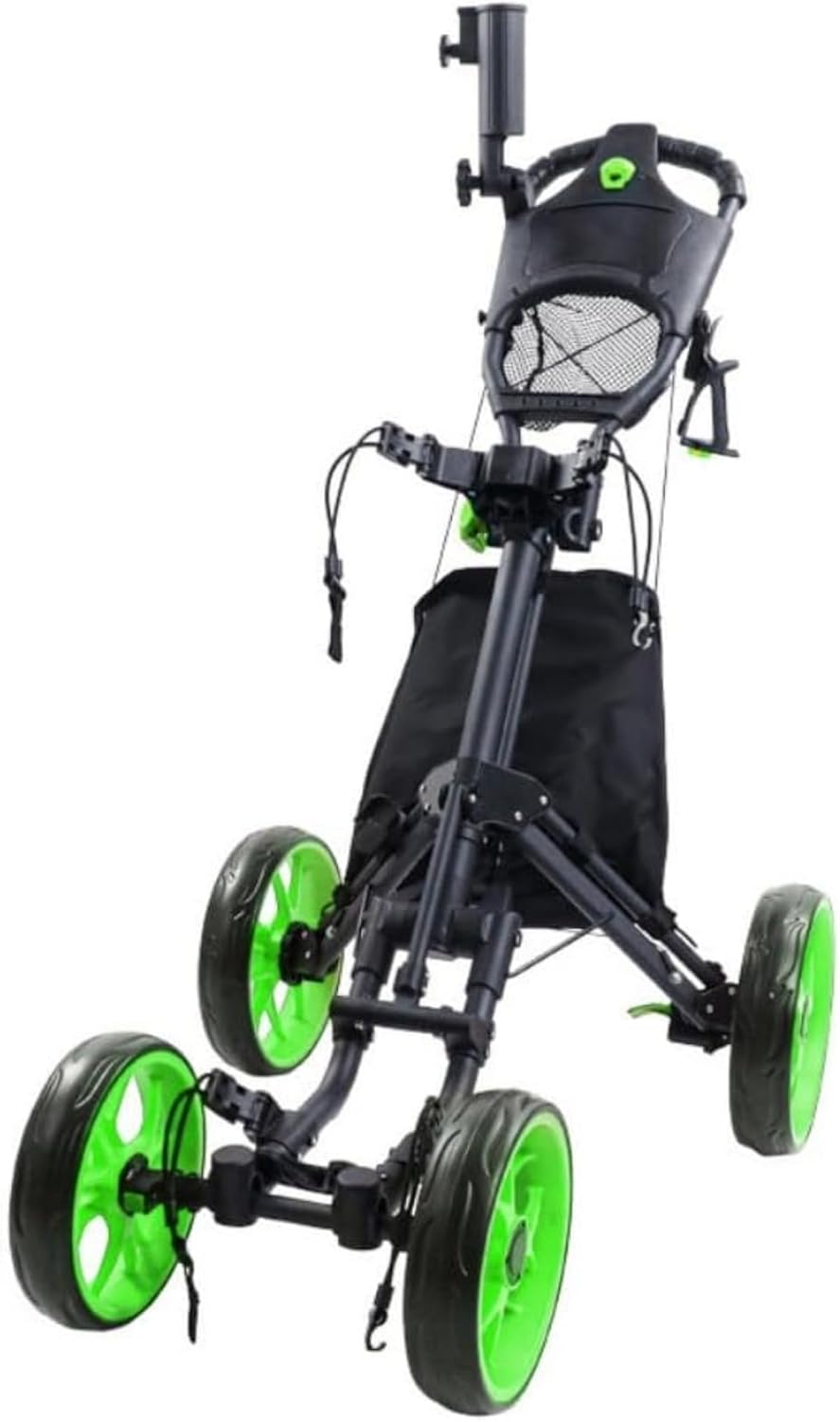 折りたたみ式ゴルフカート軽量静音大型ホイール付きドリンクホルダー 折りたたみ式ゴルフカート軽量静音大型ホイール付きドリンクホルダー