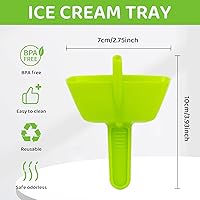 Vista 6 de Soporte para paletas sin goteo - Soporte para golosinas congeladas sin desorden con pajilla, soporte para helado sin goteo, soportes para paletas