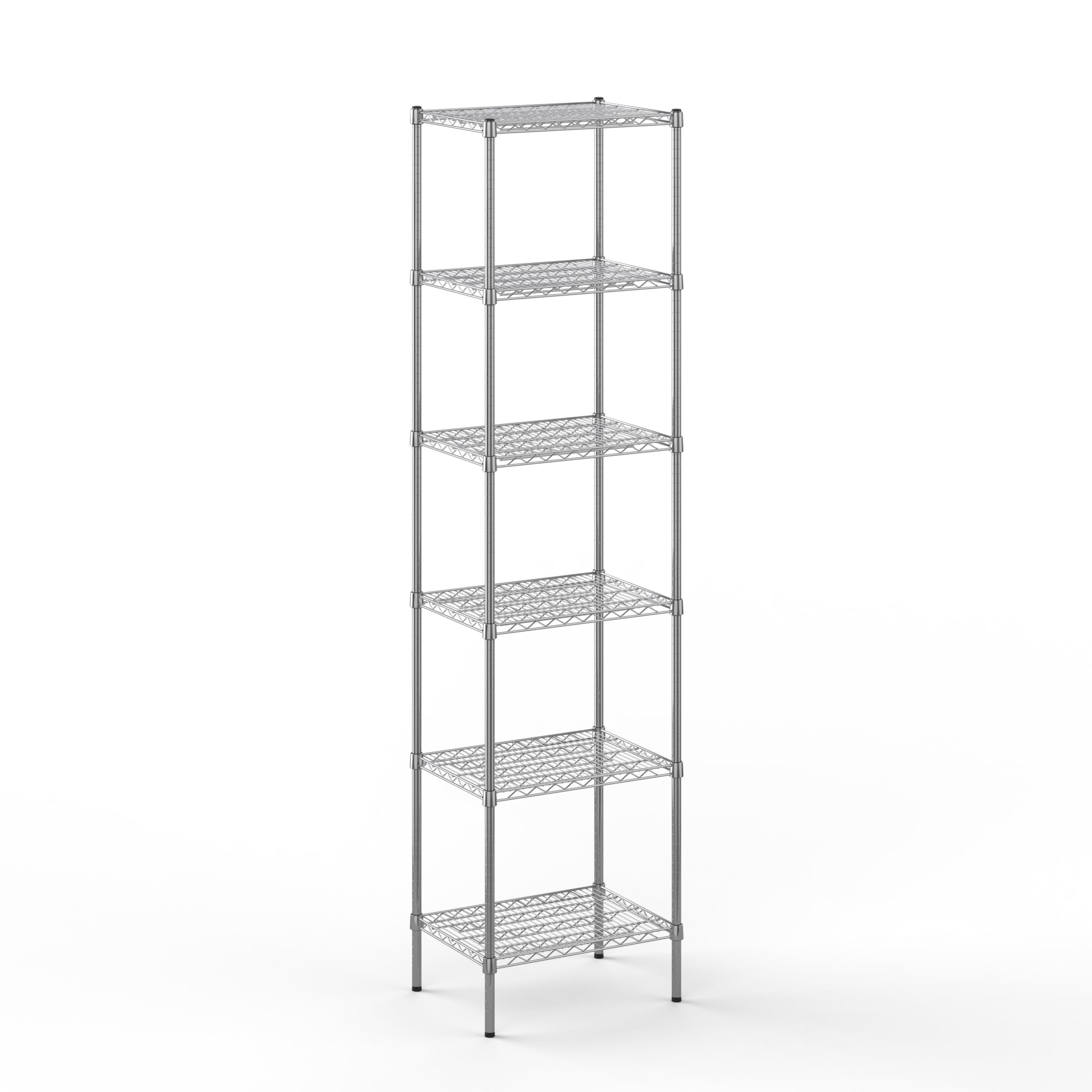18" Deep x 24" Wide x 96" Height Wire Shelving Kit | 6-Tier | NSF Commercial Storage Rack Unit