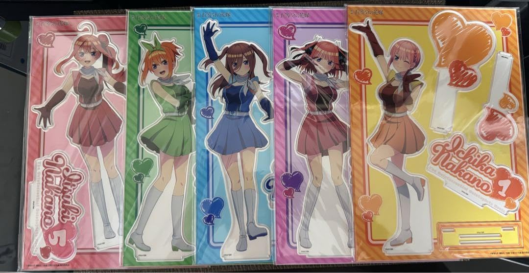 【新品未開封】五等分の花嫁　メガアクリルスタンド　　レースクイーン　全種セット 五等分の花嫁」ドン・キホーテ 限定グッズ発売決定！｜驚安の殿堂 ドン