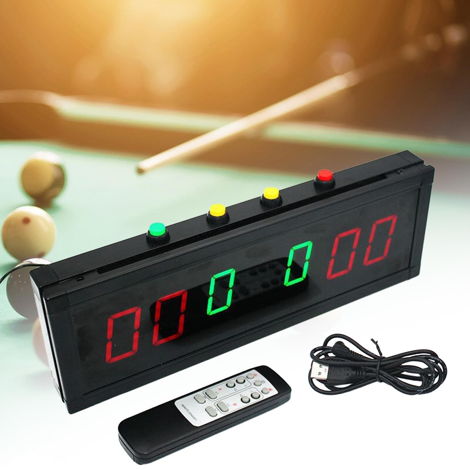 Marcador electrónico de billar para bádminton, fútbol, voleibol