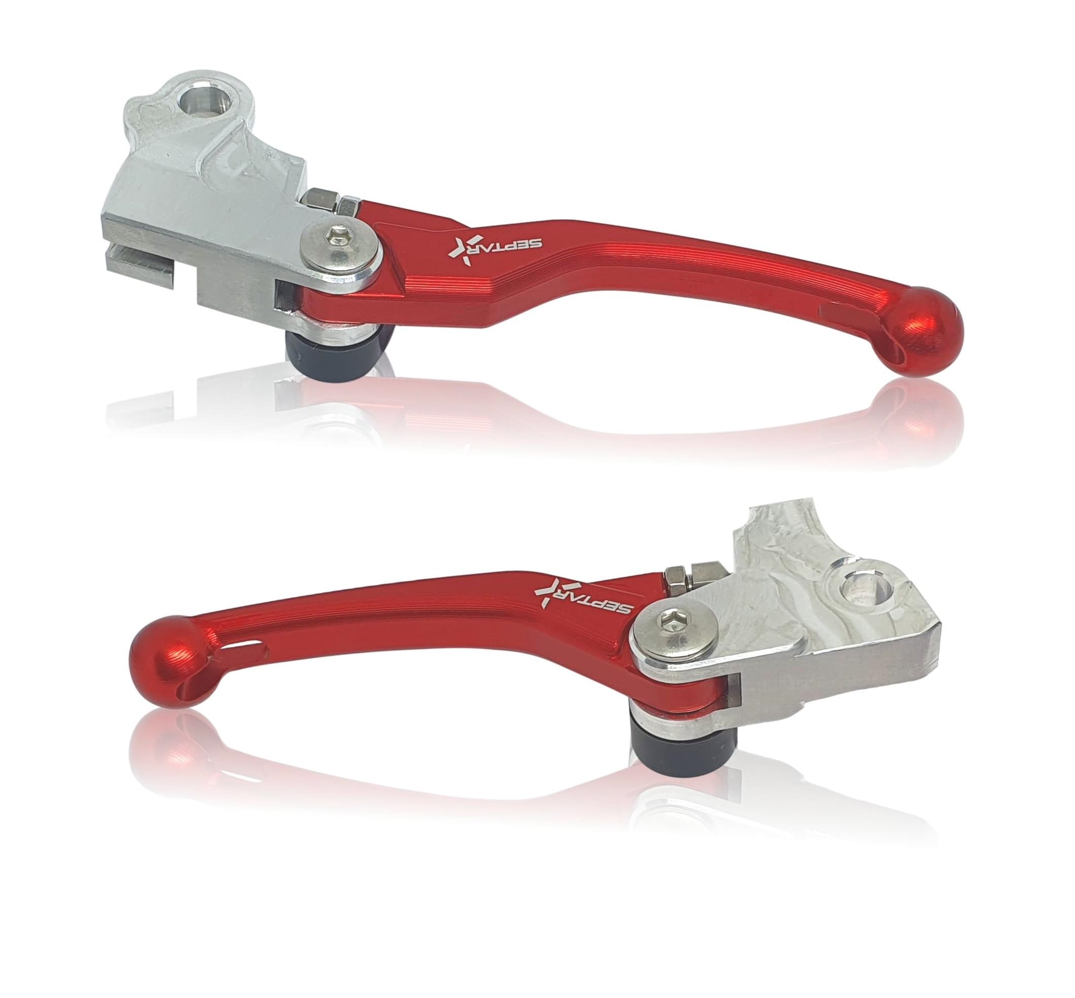 COPPIA LEVE FRENO/FRIZIONE ANTIROTTURA REGOLABILI per BETA rr 50/125 2011-2025 rosse