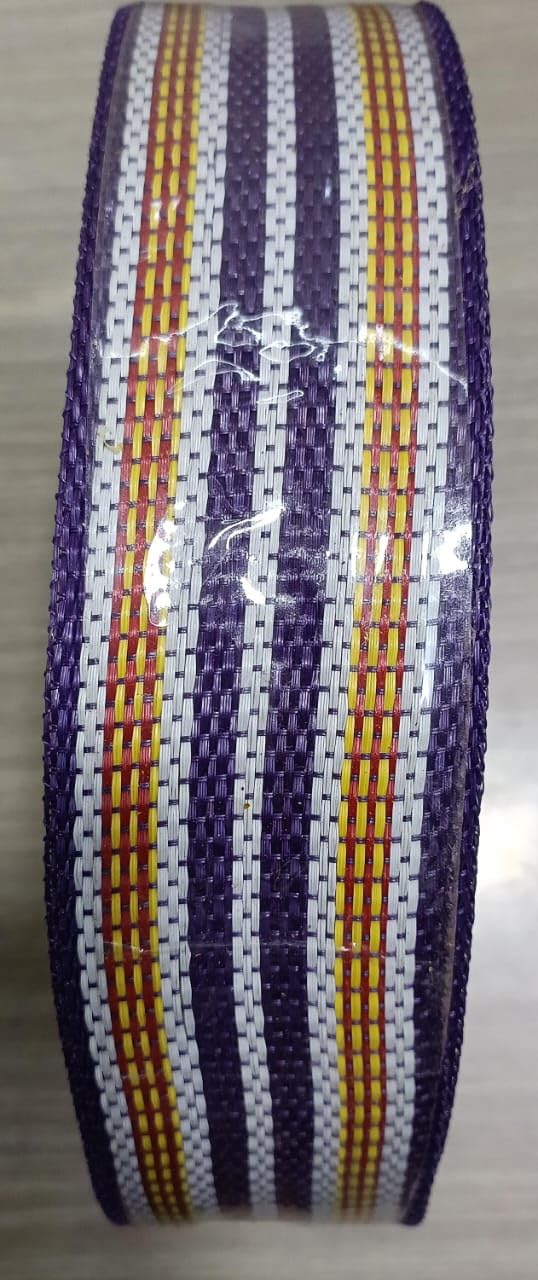 ABB Ropes and Niwars 2" Inch Nylon Niwar Roll/Patta for Khat, Khatiya, Charpai Folding Durable, Strong, for Comfortable Seating Ideal for Outdoor and Indoor Use (Purple, 2 inch)