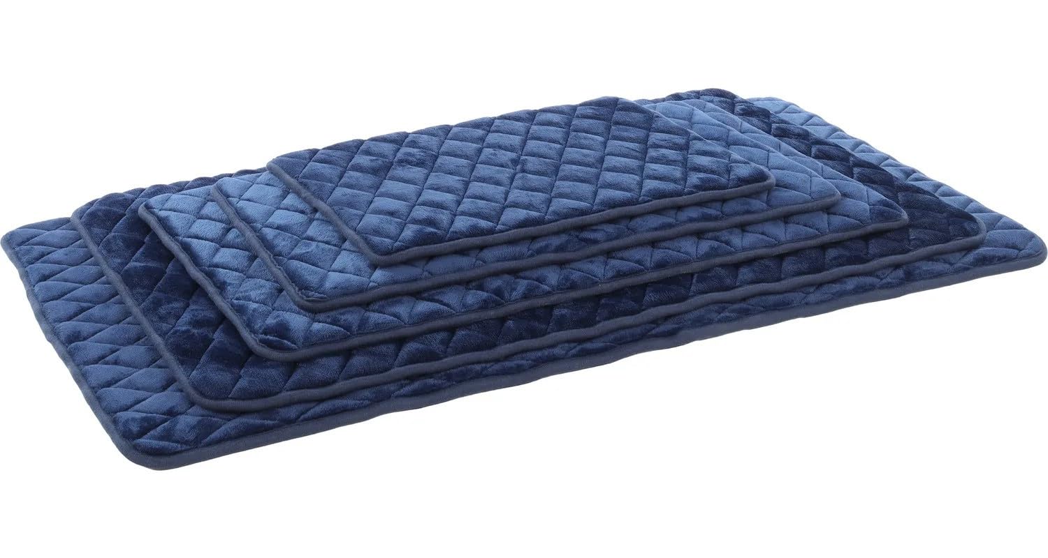 Flamingo Kissen Weimar Rechteckig Blau – S | A: 70,5 cm, B: 41,5 cm, C: 2 cm, Luxuriös, Zart, Hochwertige Verarbeitung, Modisches Design – Auch für Drahtkäfige Geeignet!