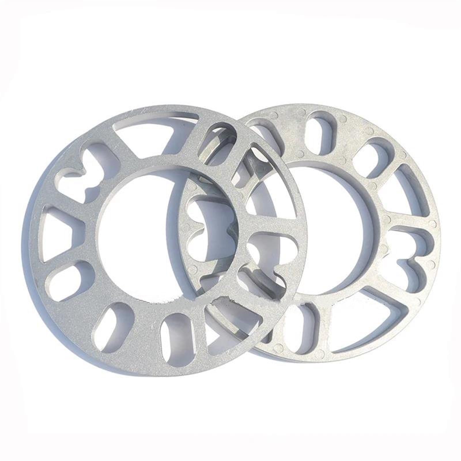 Separadores Ruedas 2 Uds 4x100 4x108 4x114,3 5x100 5x105 5x108 5x112 5x114,3 5x120 5mm Espaciador De Rueda De Coche Cuñas De Ajuste Separadores